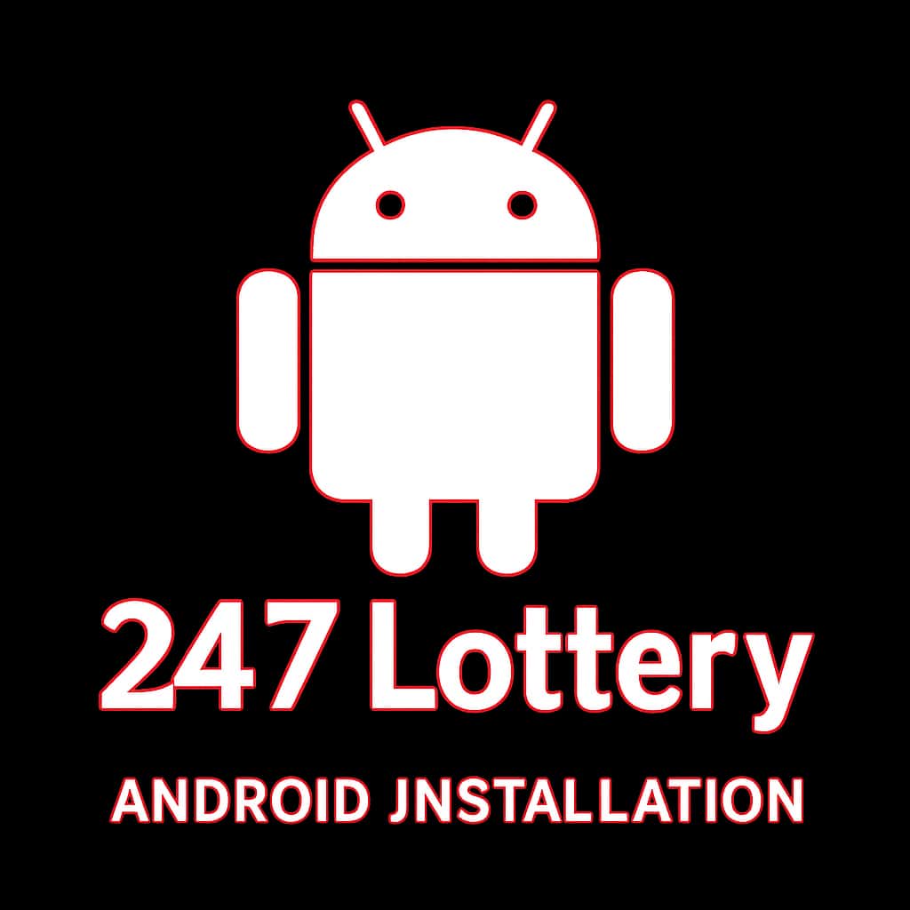 Icon representing the 247 Lottery Android Installation guide.
