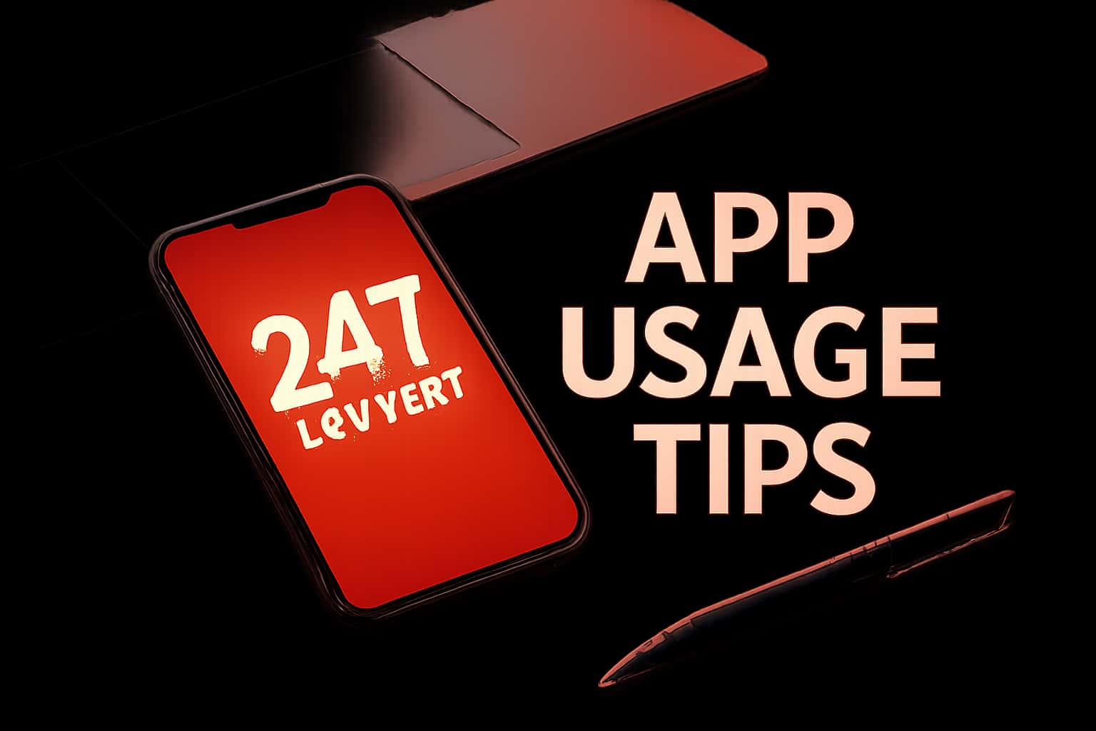 Informational scene about using the 247 Lottery app.