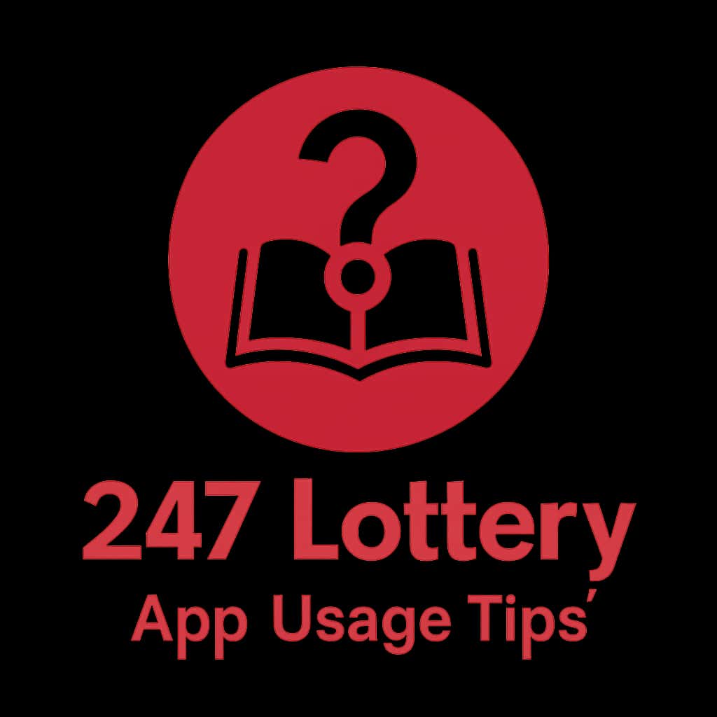 Icon representing assistance with the 247 Lottery app.