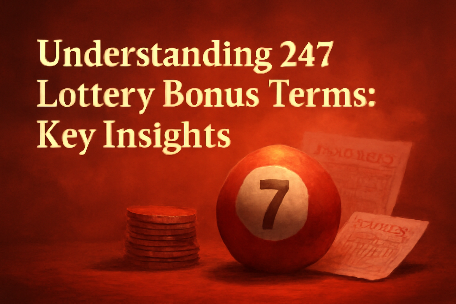 Informational scene about resolving login issues for 247 Lottery.