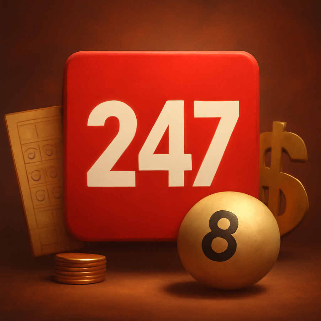 Icon representing support for 247 Lottery login issues.