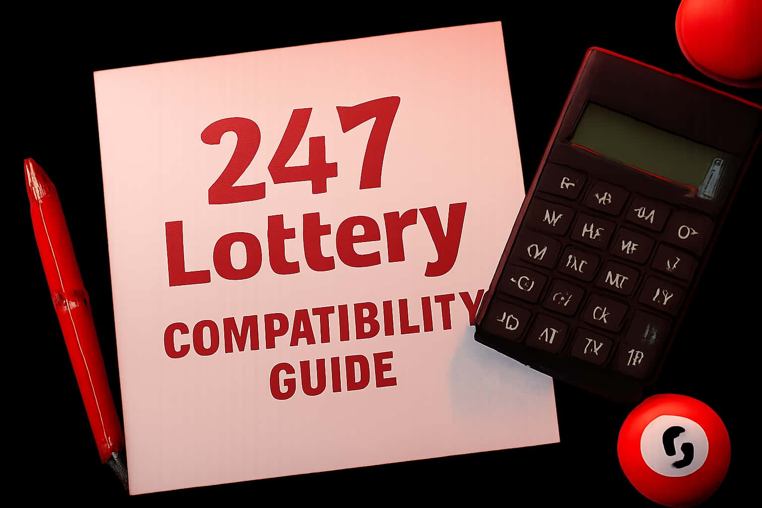 An informative representation of the 247 Lottery Compatibility Guide.