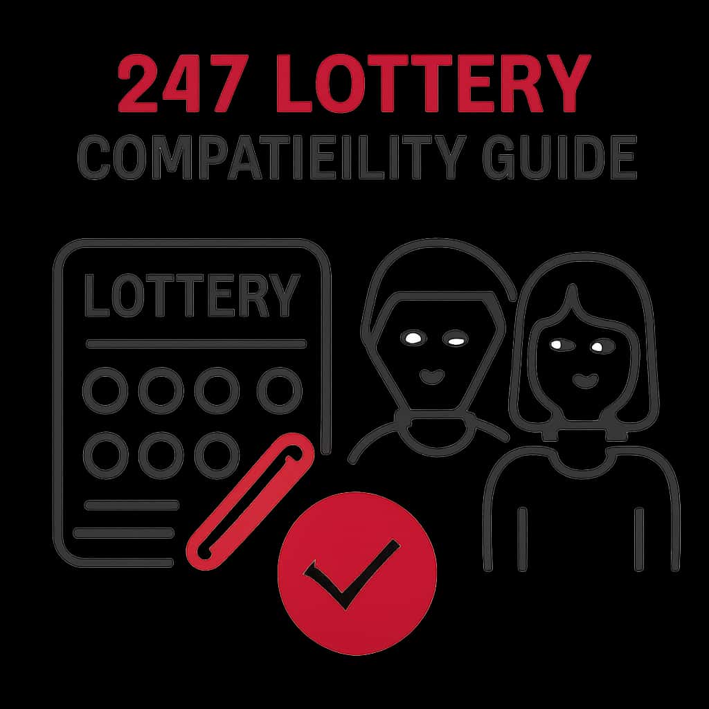 Illustration explaining device compatibility for the 247 Lottery.