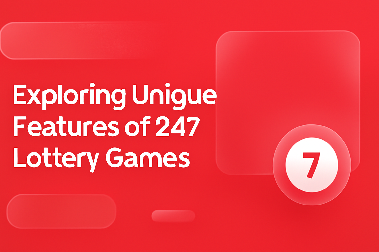 Informational scene about using the 247 Lottery app.