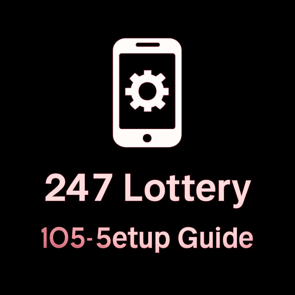 Icon representing the 247 Lottery iOS Setup Guide.