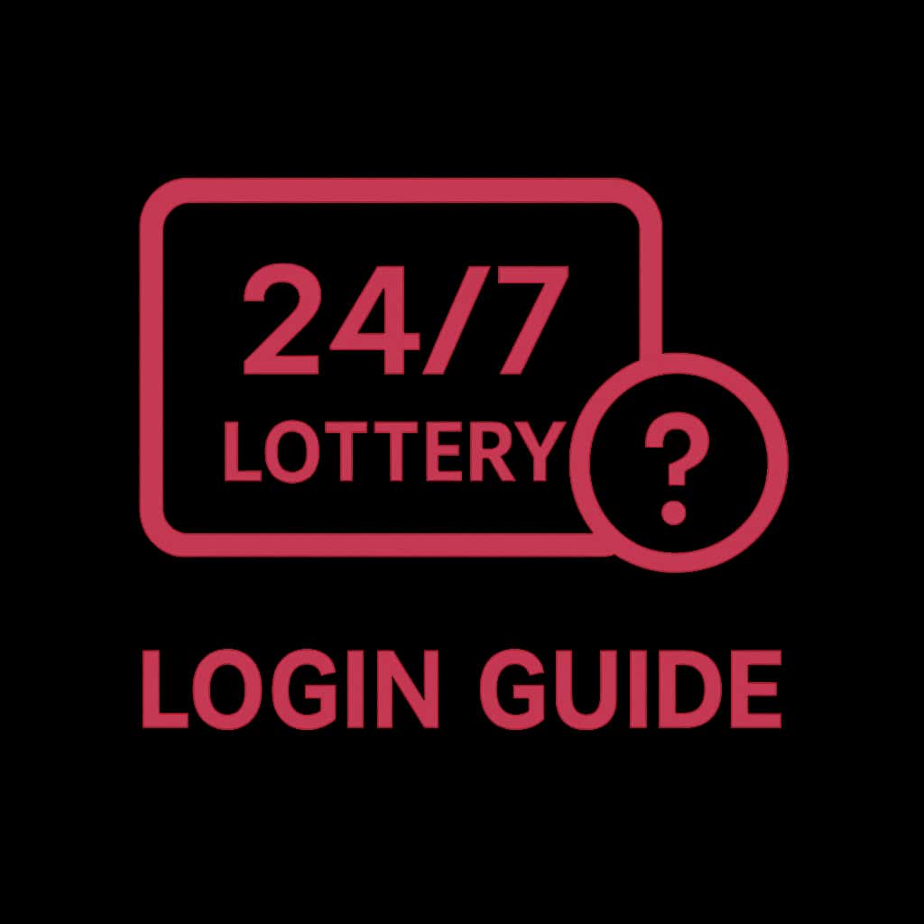 A clean badge symbolizing the 247 Lottery Login Guide.