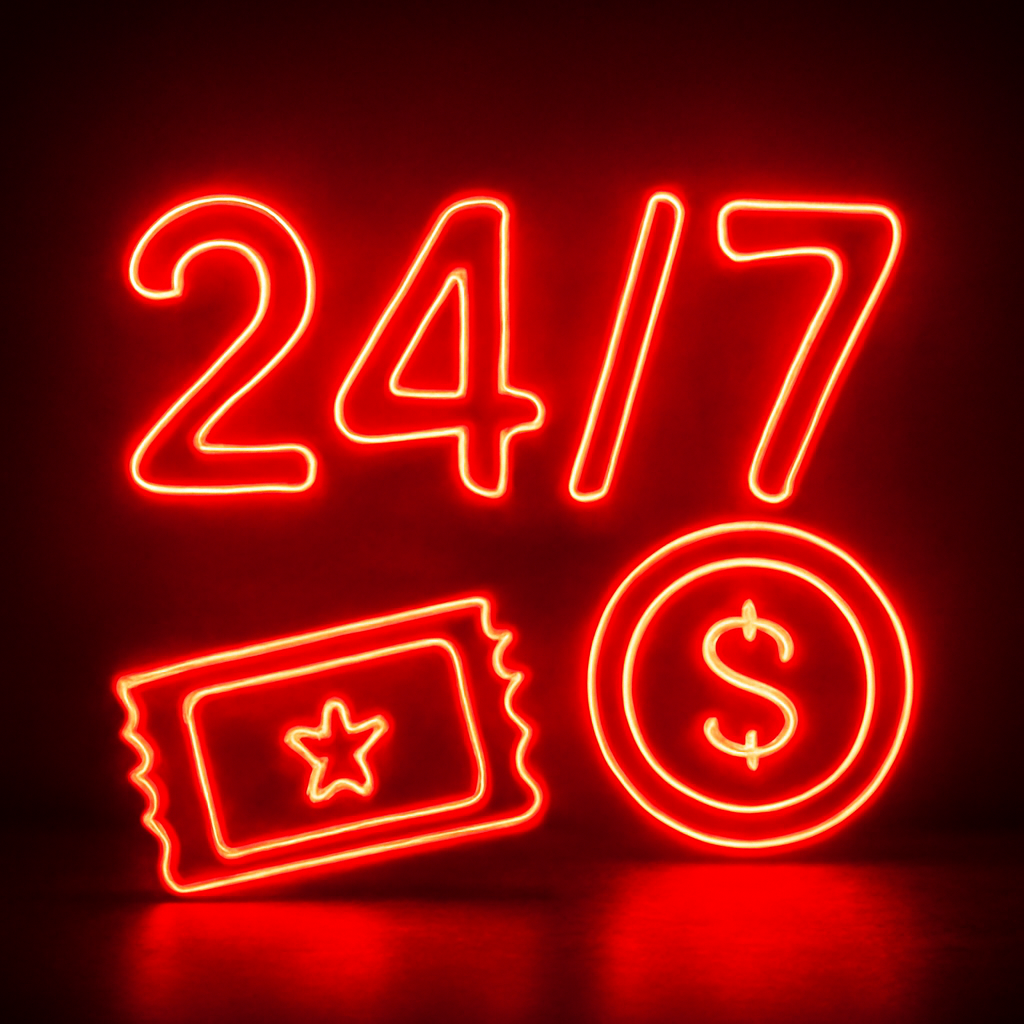 An icon representing secure account tips for 247 Lottery.