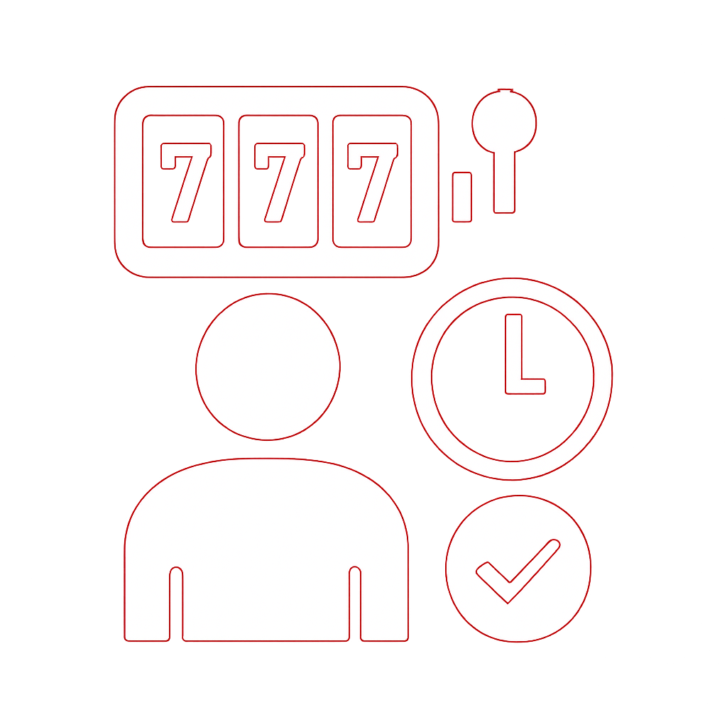 Iconic badge symbolizing assistance for the 247 Lottery app troubleshooting.