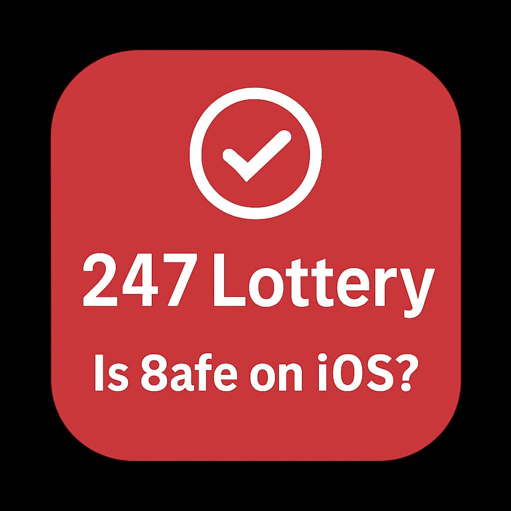 Icon representing the safety of the 247 Lottery app on iOS.