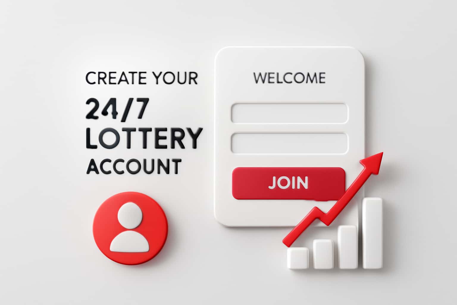 Create Your 247 Lottery Account Interface