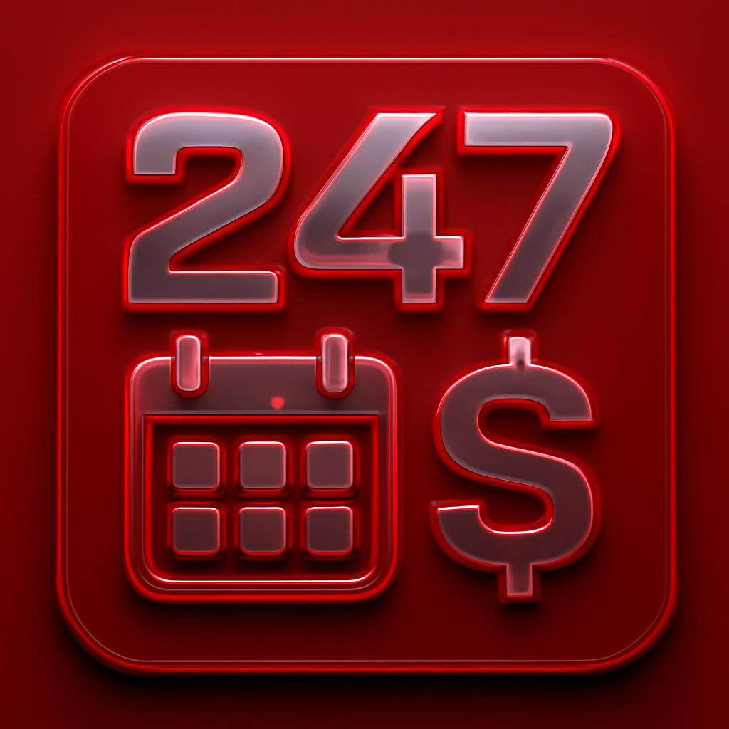 Icon representing support for 247 Lottery login issues.
