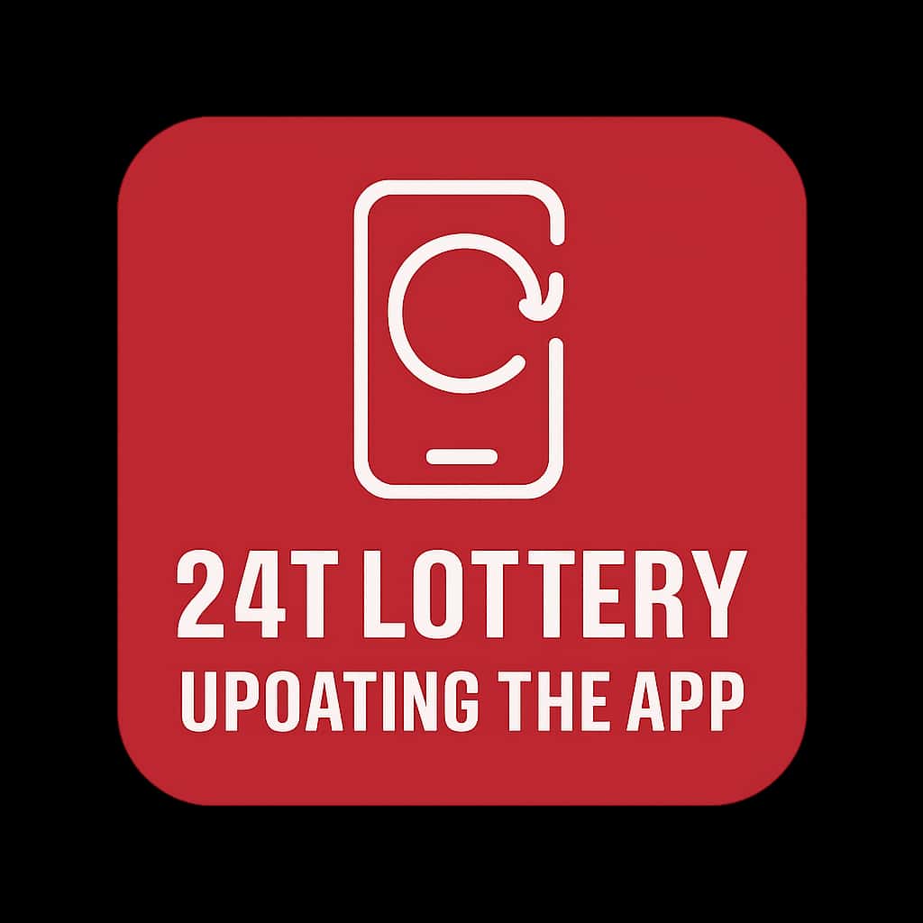 Icon representing the updating process of the 247 Lottery App.